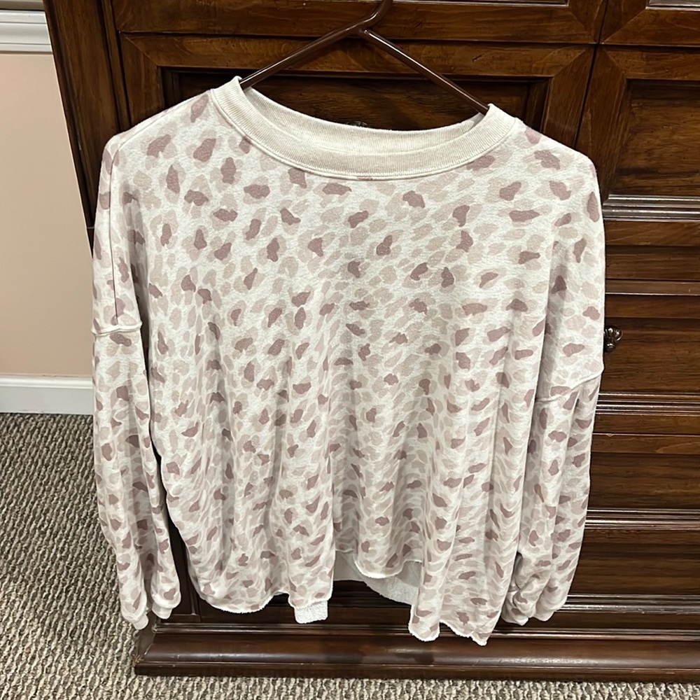 Aerie leopard sweater